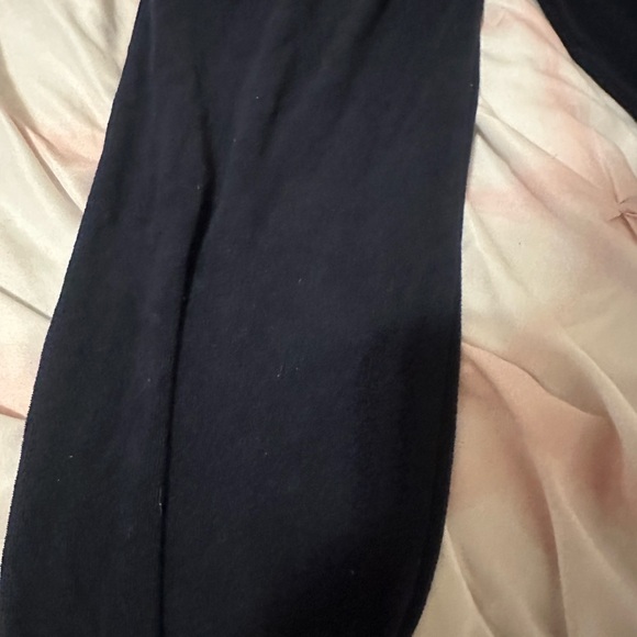 VINTAGE Juicy couture Navy Blue Velour Track Pants ✨ Low Rise Flare Y2K - Picture 7 of 8